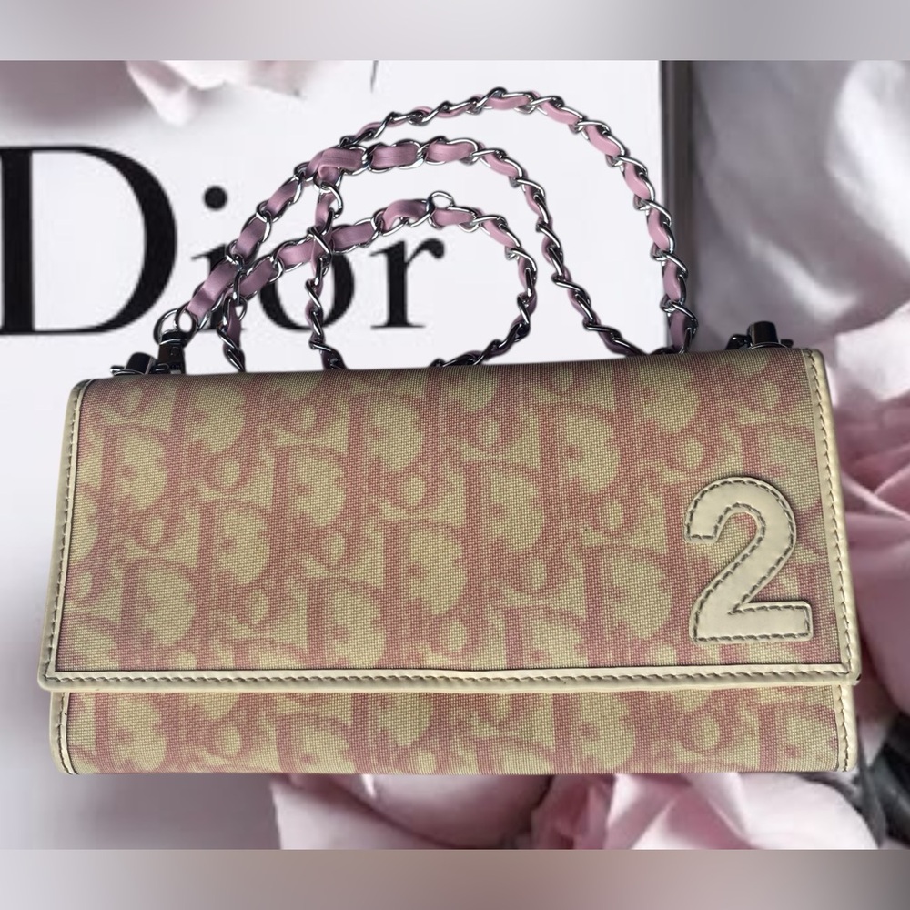🧁🍓👄BEAUTIFUL WALLET/CROSSBODY CHRISTIAN DIOR AUTH👄🧁🍓